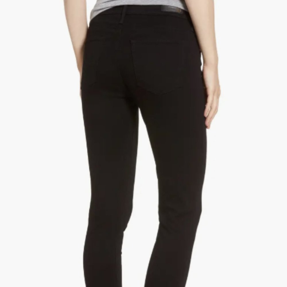 AG | Farrah High Waist Ankle Skinny Jeans Black | Size Small